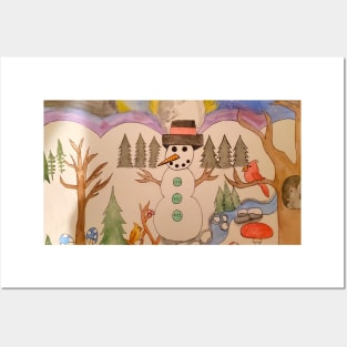 Walking In A Winter Wonderland Posters and Art